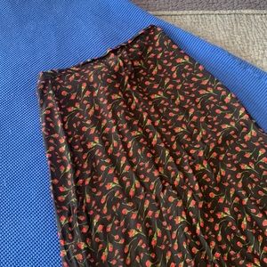 Reformation midi skirt